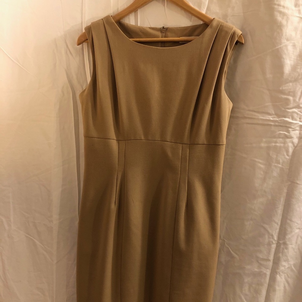 Professional Calvin Klein tan dress, sz. 6